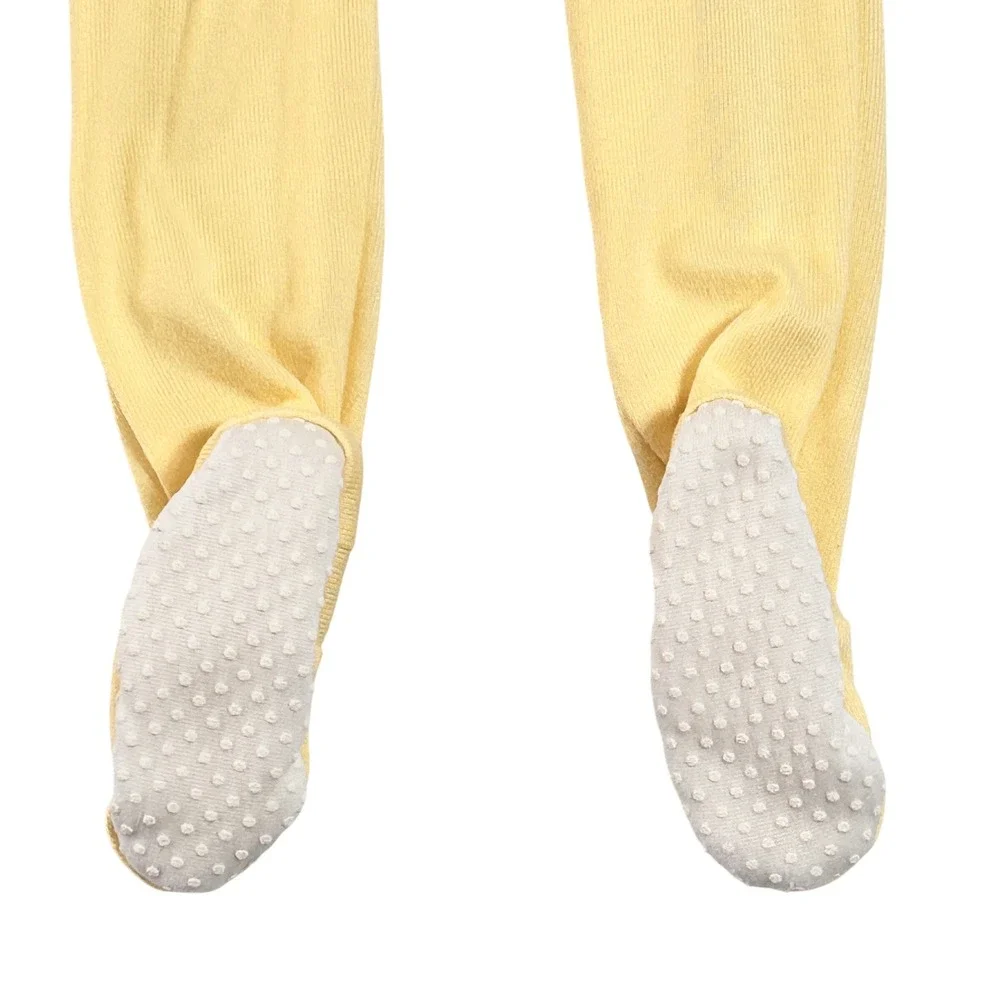 Disney Baby Winnie the Pooh Footed Pajamas Unisex Snug 18M Yellow Classic NWOT